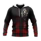 Ramsay Red Tartan Hoodie - Alba Celtic Style